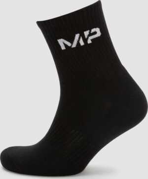 MP  Pánské Crew ponožky - Černé - UK 6-8
