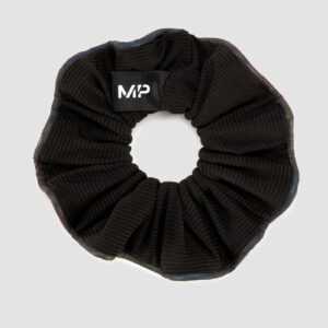 MP  MP X Invisibobble® reflexní látková spirálová gumička Power – černá/ledově modrá – 2 KUSY V BALENÍ