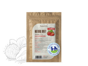Protein&Co. NATURAL WHEY 30 g Příchuť: Dried strawberries