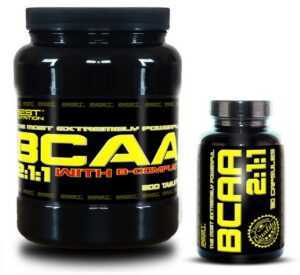 BCAA 5000 + BCAA 2: 1: 1 Zdarma od Best Nutrition 500 tbl. + 120 kaps.