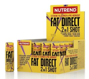 Fat Direct Shot (spalovač plus pumpa) - Nutrend 20 x 60 ml.